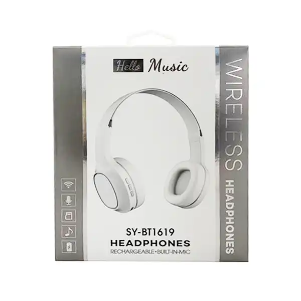 AURICULAR VINCHA BLUETOOTH HELLO MUSIC SY-BT1619