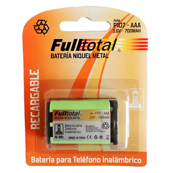 BATERIA TEL. P107 FULLTOTAL 3XAAA 700 MHA