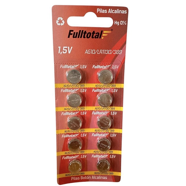 PILA AG10 ALCALINA FULLTOTAL