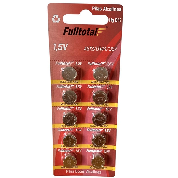 PILA AG13 ALCALINA FULLTOTAL