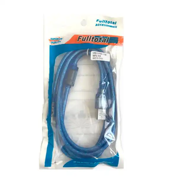 CABLE USB 5 PINES CON FILTRO FULLTOTAL
