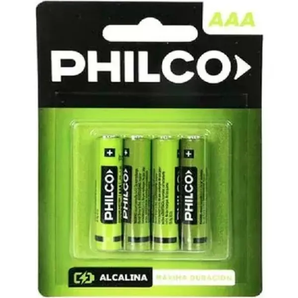 PILA PHILCO AAA B4 ALCALINA