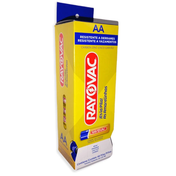PILA CARBON RAYOVAC AA (48) 720