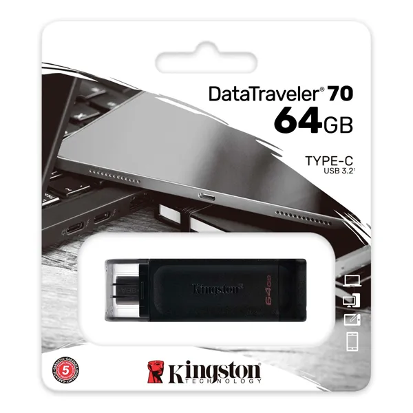 PENDRIVE KINGSTON DT 70 USB C 3.2 64GB