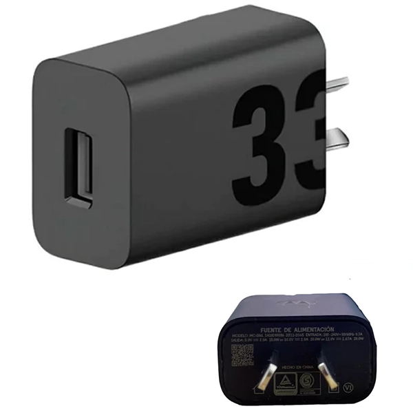 CARGADOR MOTOROLA 33 MC-336 TIPO USB 33W SA18D18948