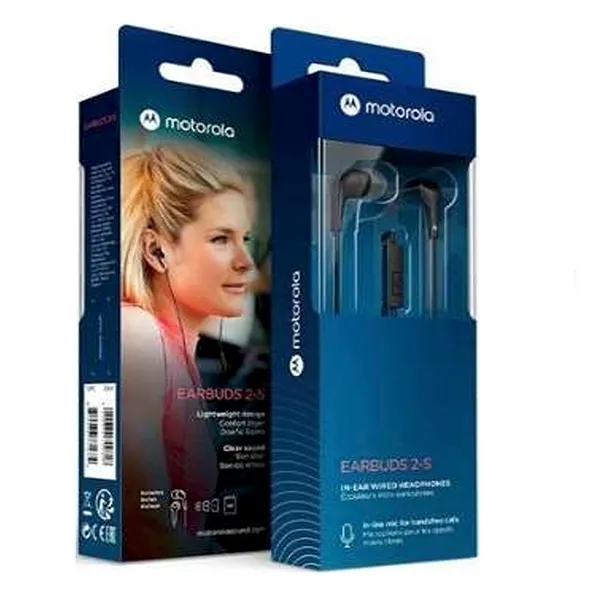 AURICULARES MOTOROLA EARBUDS 2-S NEGRO C/MIC