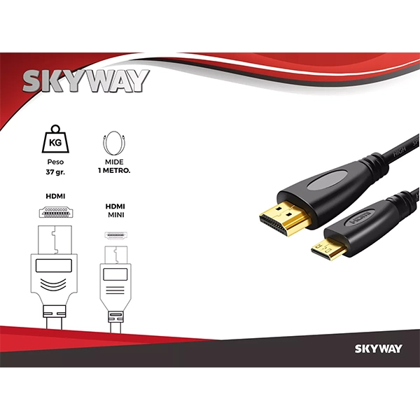 CABLE MINI HDMI A HDMI MINIHDMI1.5M