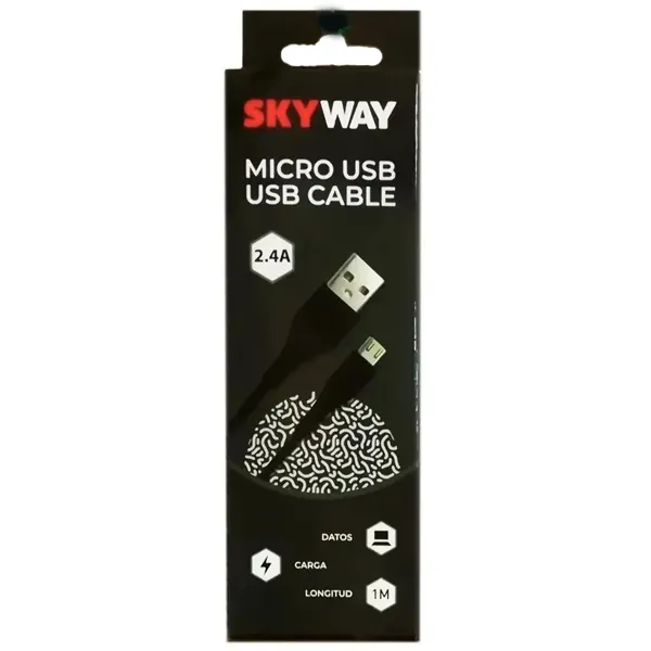 CABLE MICRO USB A USB SKYWAY GM-3757