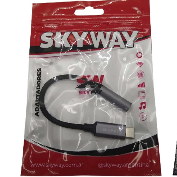 ADAPTADOR DE AUDIO TIPO C (MACHO) A 3,5MM (HEMBRA)