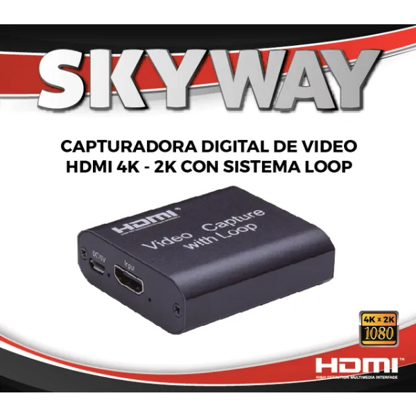 CAPTURADORA DE VIDEO HDMI DIGITAL