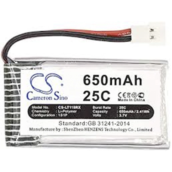 BATERIA DRONE H107C-A24 25C 650MA CS-LT118RX