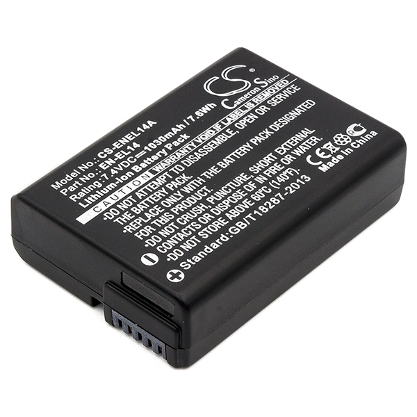 BATERIA VIDEO P/NIKON EN-EL14A CS-ENEL14A