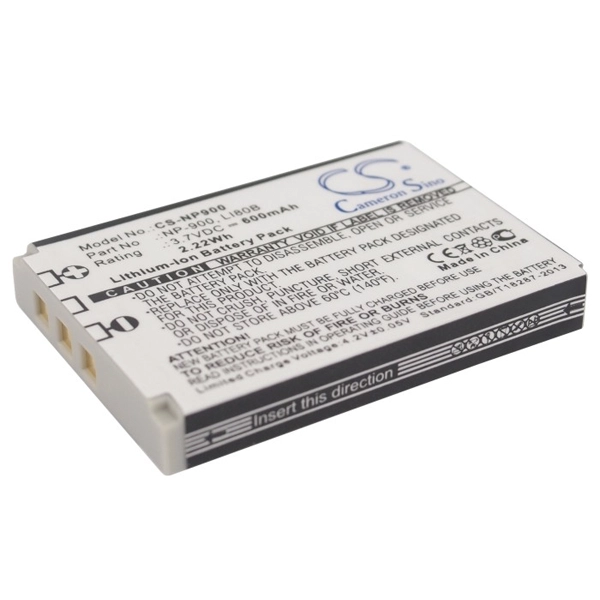 BATERÍA PARA MINOLTA NP-900, DIMAGE E40, 600MAH