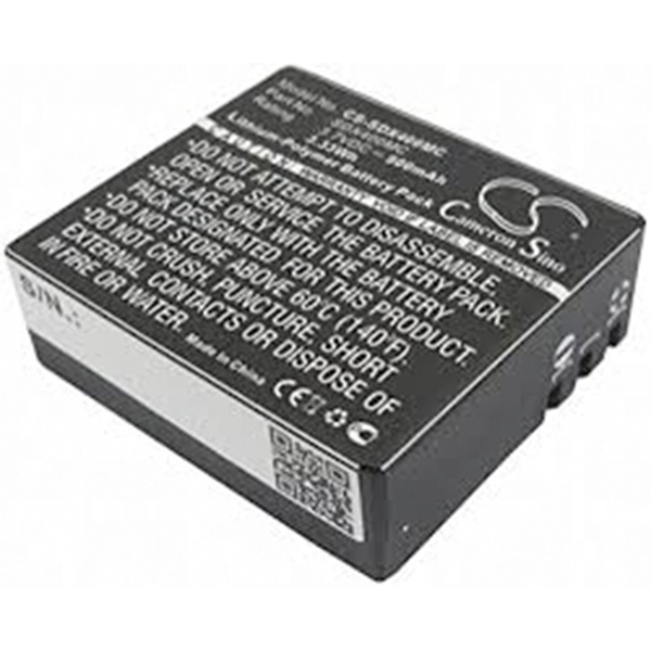 BATERIA VIDEO P/SPORTCAMERA SDX4 CS-SDX400MC