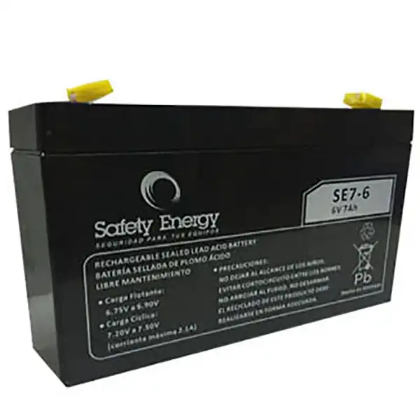 BAT 6V 7 AH SAFETY ENERGY ELECTR.ABSORID