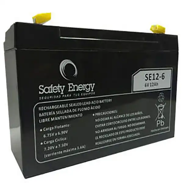 BAT 6V 12AH SAFETY ENERGY ELECTR.ABSORBI