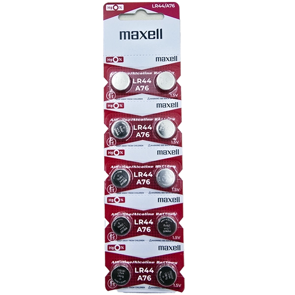 PILA ALCALINA LR44 MAXELL