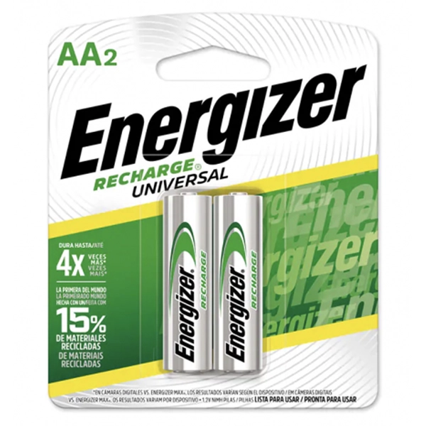 PILA AA ENERGIZER RECARGABLE NH15 2000 MA