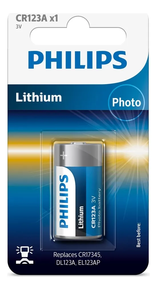 PILA LITIO PHILIPS CR123