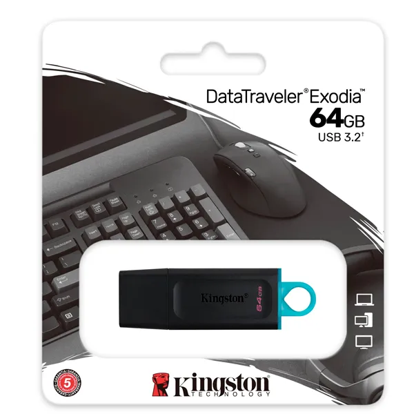 PENDRIVE KINGSTON 64 GB
