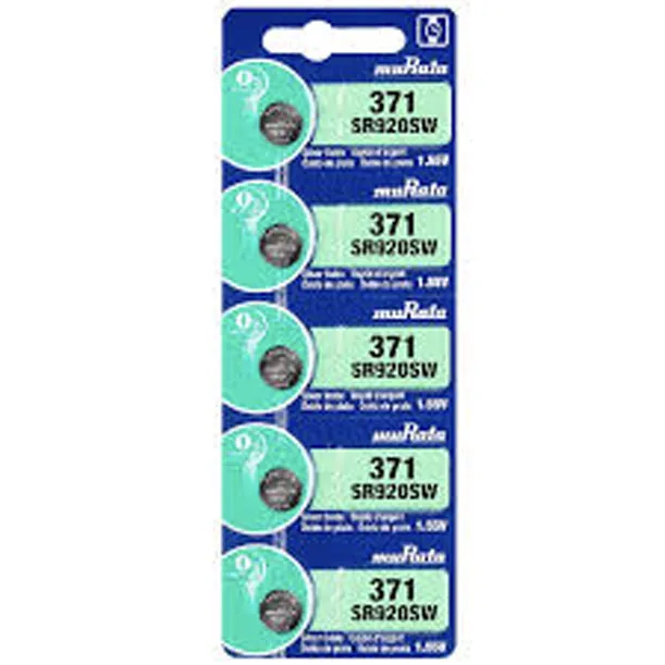 PILA OXIDO DE PLATA MURATA 371
