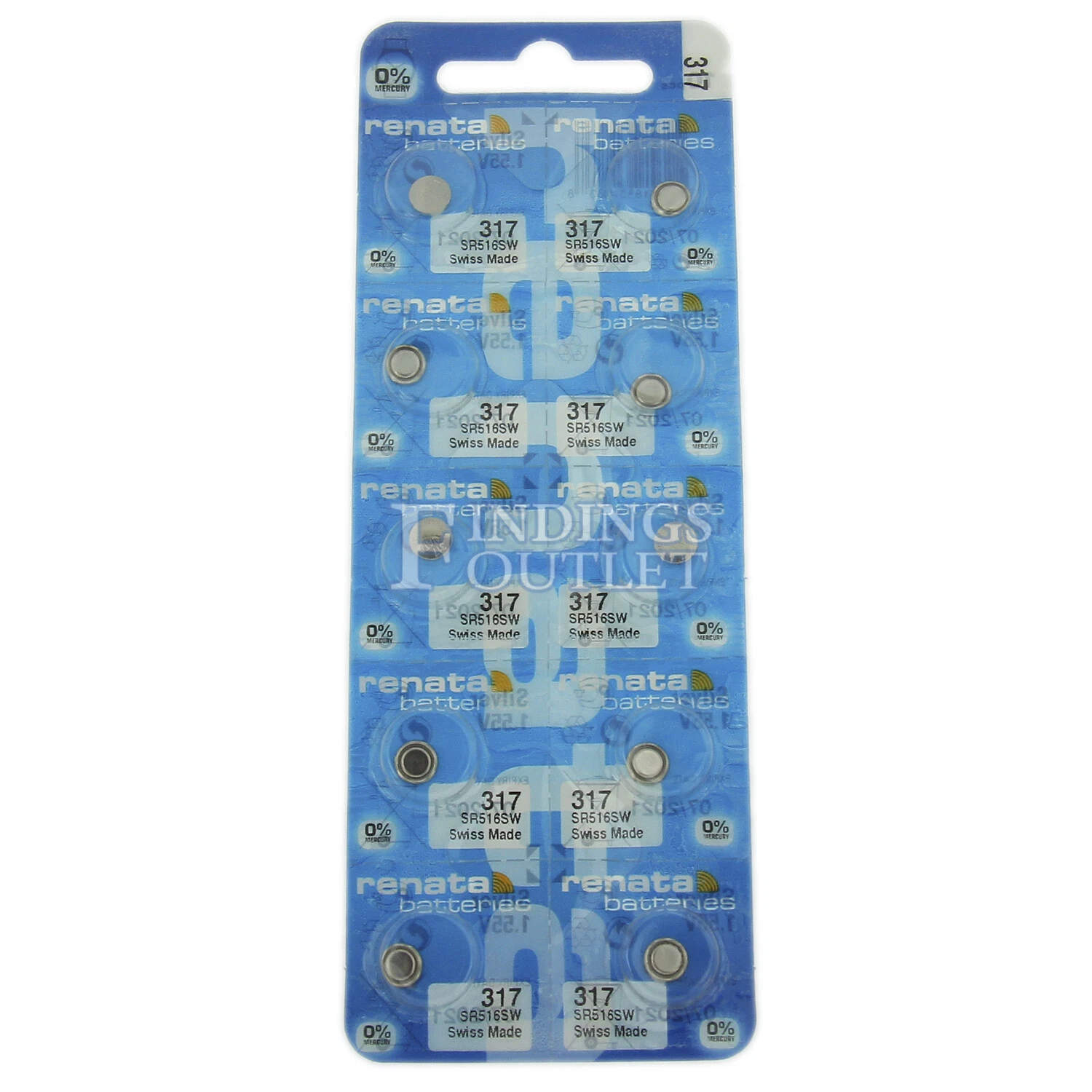 PILA OXIDO DE PLATA RENATA 317 SR516SW
