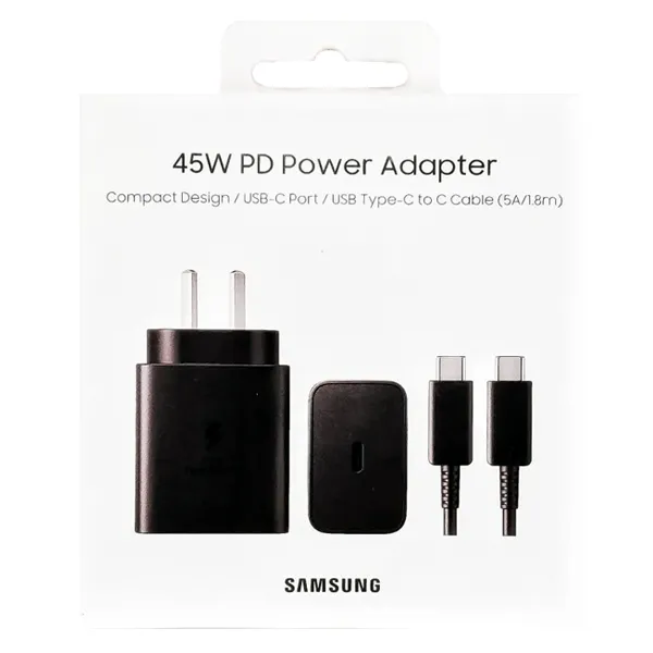 ADAPTADOR DE CARGA RAPIDA SAMSUNG(45W) EP-T4510XBSGAR