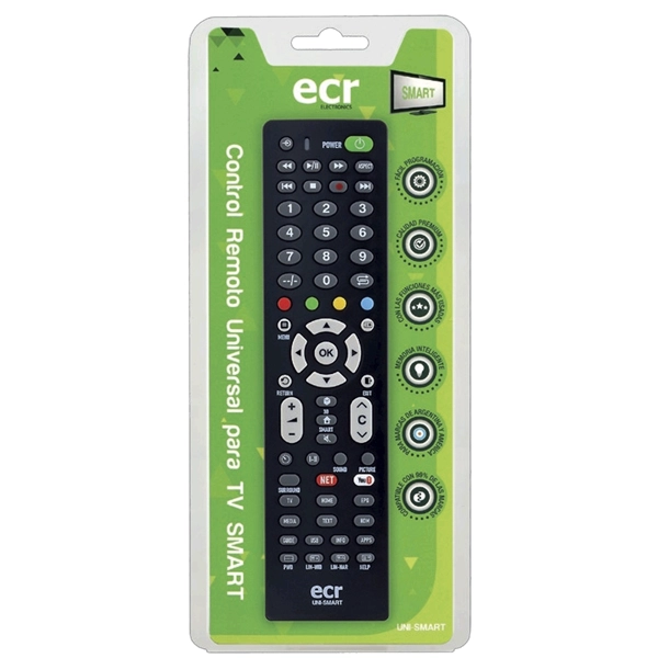 *CONTROL REMOTO UNIVERSAL ECR SMART YOUT-NETF