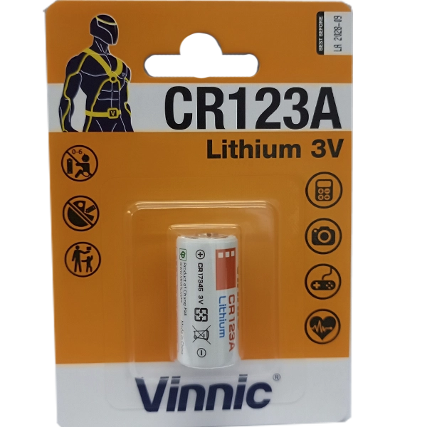 PILA LITIIO VINNIC CR123