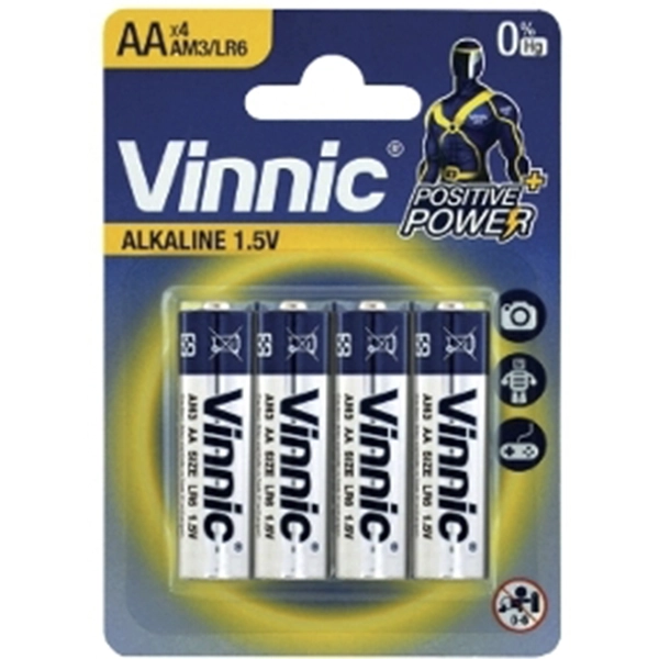 PILA AA  ALCALINA VINNIC AM3 BL4 (CX48)