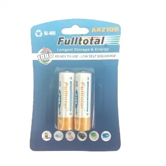 PILA AA  FULLTOTAL NI.MH. PRECHARGED  2100 MAH.