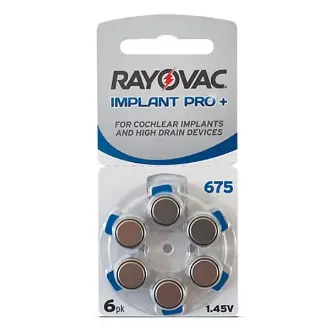 PILA  RAYOVAC COCLEAR AUDITIVA 675(6)(60)