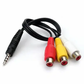 CABLE PLUG 3.5MM A 3 RCA 1.5M