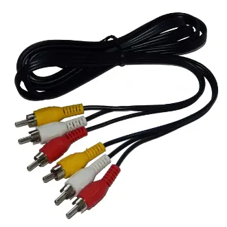CABLE ARMADO 3 MACHO RCA X 3 MACHO RCA