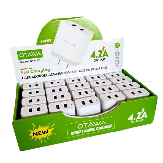 CARGADOR OTAWA 4.2A (CARAMELERA X 20)