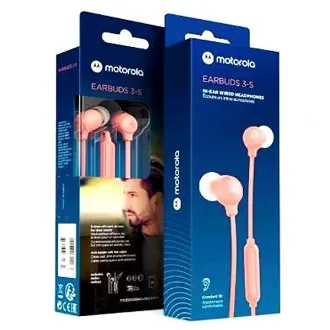 AURICULARES MOTOROLA EARBUDS 3-S CORAL C/MIC