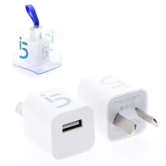 CARGADOR CUADRADO USB 1A IGLUFIVE
