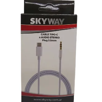 CABLE DE AUDIO TIPO C A 3,5MM - M A M - ST - 1M