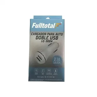 CARGADOR USB-12V DOBLE COHETAZO LQ-3004