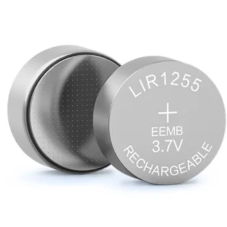 PILA LIR1254 EEMB LITIO BOTÓN RECARGABLE, 65MAH