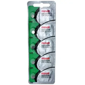 PILA MAXELL SR521SW (379) OXIDO DE PLATA