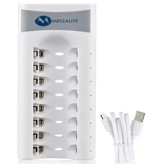CARGADOR INTELIGENTE PARA BATERIAS MEGALITE P808 USB