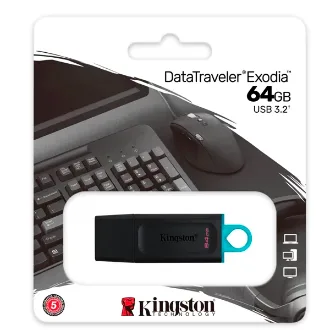 PENDRIVE KINGSTON 64 GB
