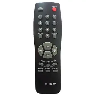 *CONTROL REMOTO TV CLB RC-33A 175