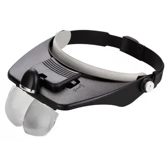 LUPA VISERA C/LUZ Y 4 LENTES